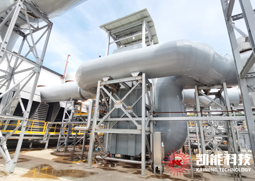 發(fā)電機組余熱鍋爐項目現(xiàn)場