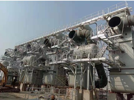 重油電站余熱發(fā)電項目現場
